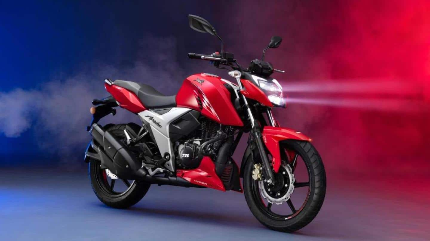 21 Tvs Apache Rtr 160 4v Motorbike Unveiled In Bangladesh