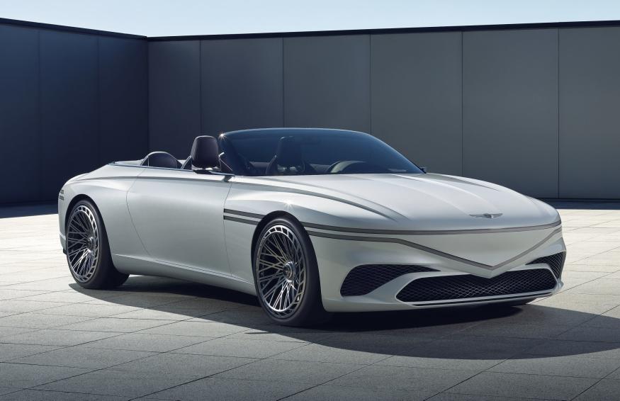 Genesis unveils a sleek X Convertible concept EV Engadget