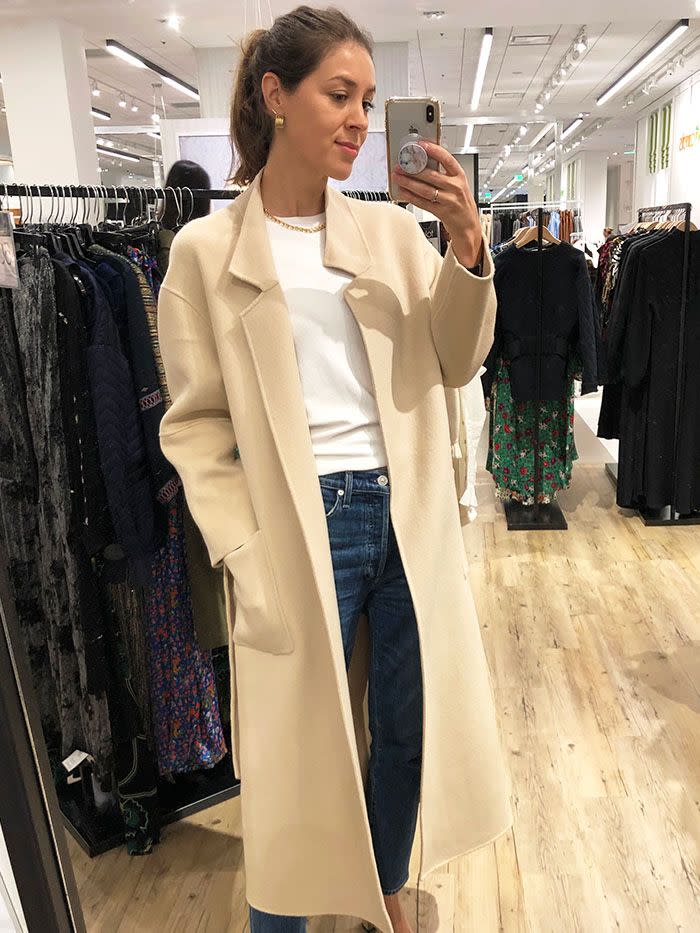 zara wrap jacket