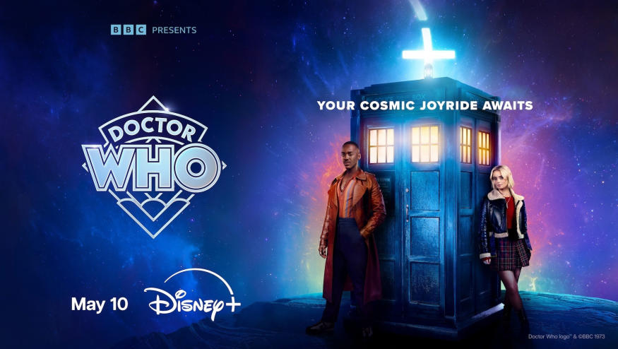 Promotional poster for 'Doctor Who' on Disney Plus.