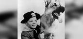 Lee Aaker as Rusty in the 1950s show "The Adventures of Rin Tin Tin." (Getty Images)