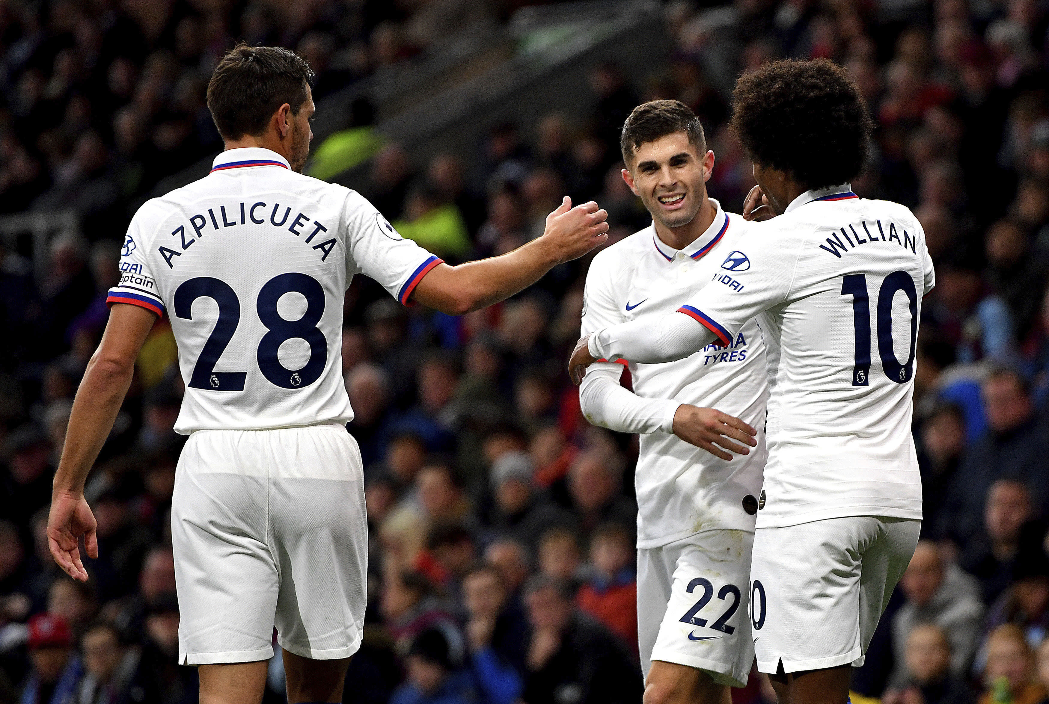 Pulisic scores hat trick as Chelsea beats Burnley 4-2