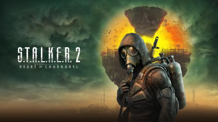 Key art for Stalker 2 showing a guy in a mask.