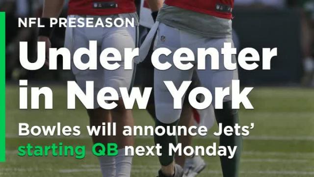 Bowles will announce Jets' starting QB next Monday