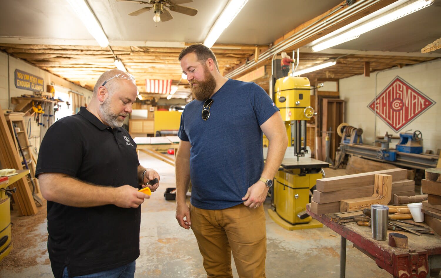 Ben Napier Builds Table for a Friend with Walnut Originally Intended