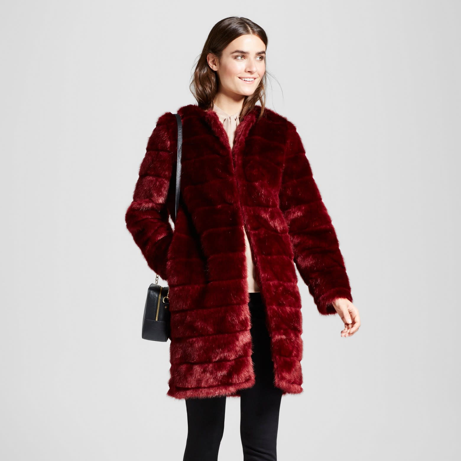 faux fur jacket target