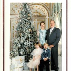 Monaco's Royal Family Just Released Their Most Glamorous Christmas Card Yet