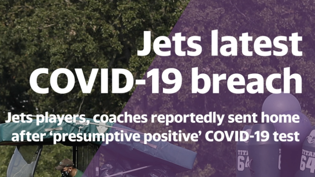 A 'presumptive positive' COVID-19 test sends Jets' personnel home