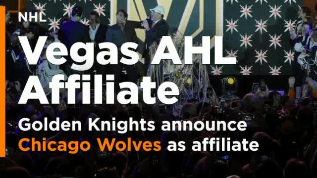 Vegas Golden Knights announce Chicago Wolves as AHL affilate