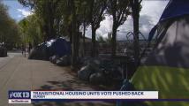 Transitional housing units vote pushed back