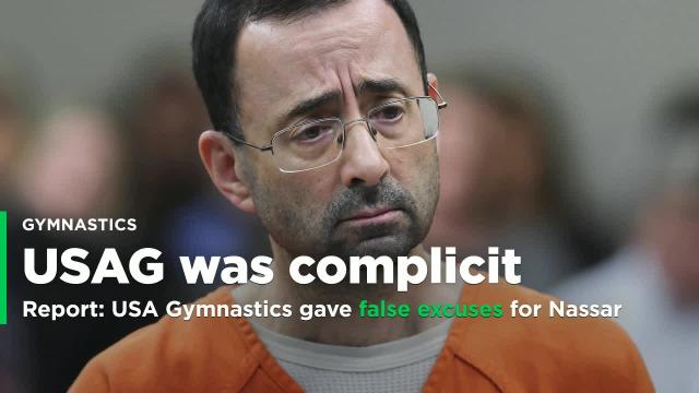 Report: USA Gymnastics provided false excuses for Larry Nassar while he was being investigated