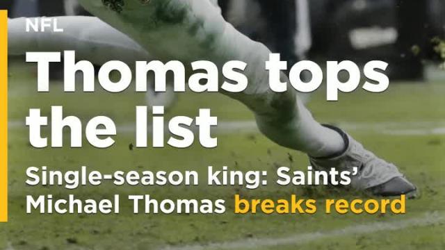 Michael Thomas has a record breaking day