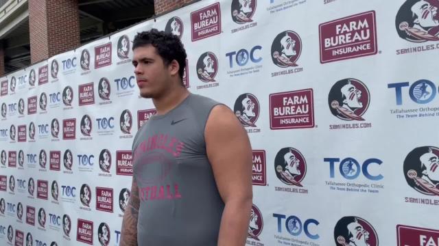 Watch: Florida State freshman OL Julian Armella talks after preseason practice