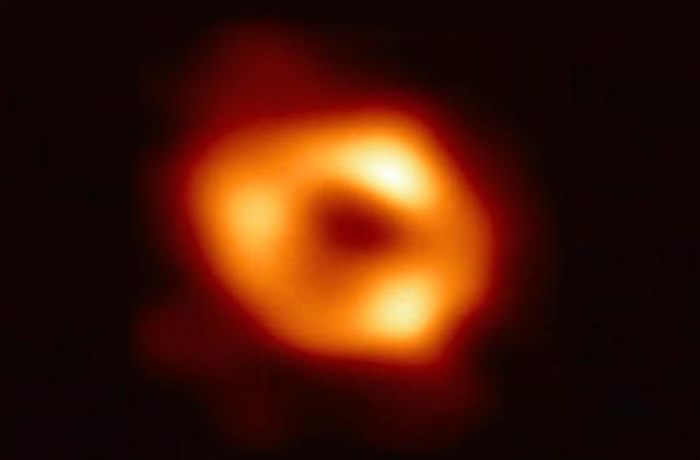 Black hole at center of Milky Way galaxy