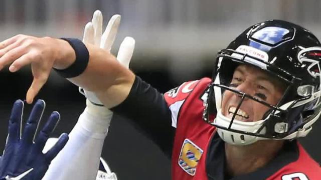 Falcons QB Matt Ryan exits game with ankle injury