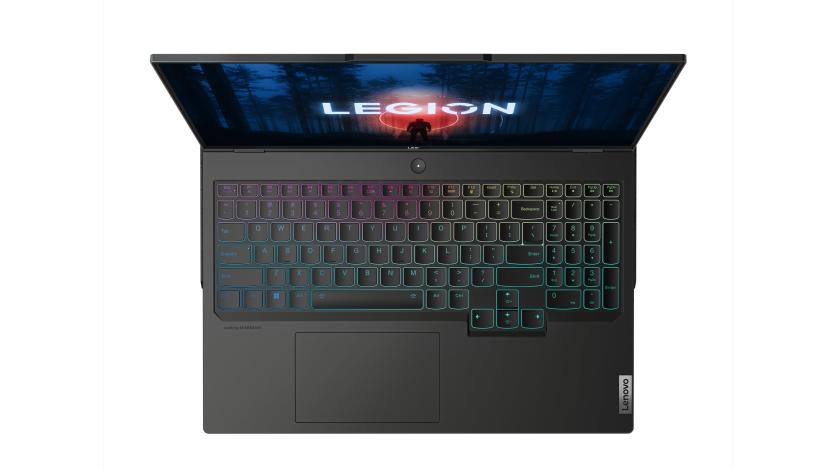 PR photo of the Lenovo Legion Pro 7 gaming laptop against a plain white background