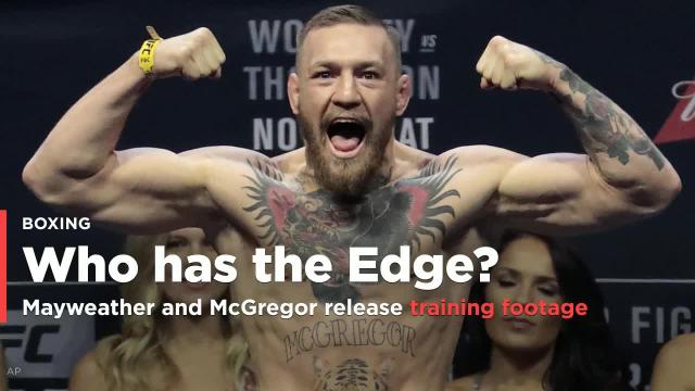 Who has the edge? Floyd Mayweather, Conor McGregor release training footage