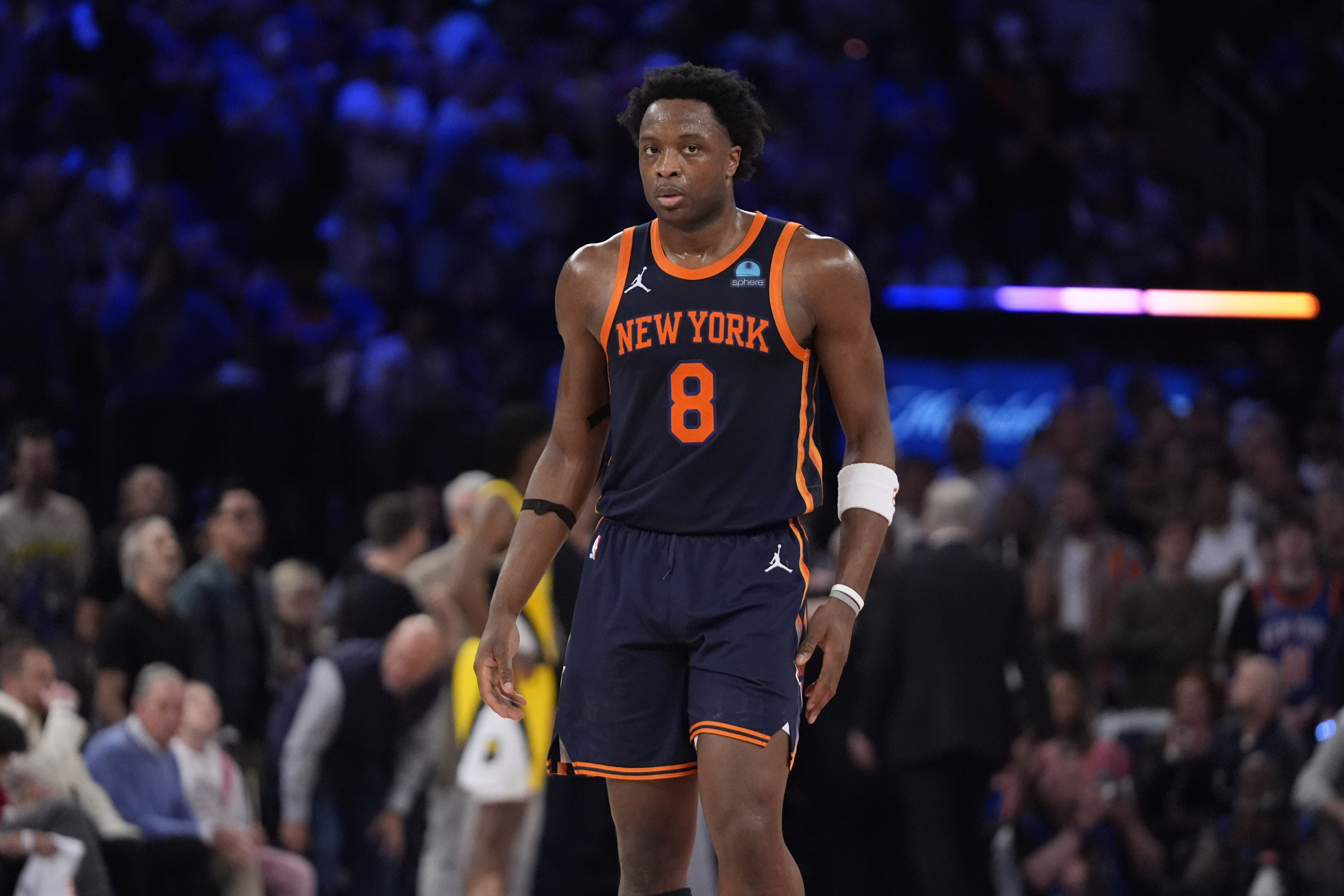 NBA playoffs: Knicks rule OG Anunoby out for Game 3 vs. Pacers with hamstring injury