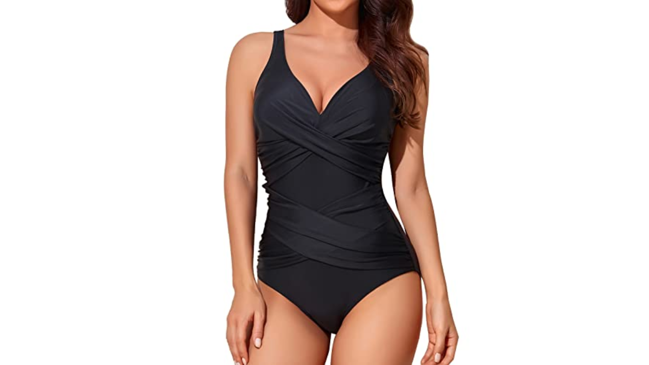 Cupshe Tummy Control Swimsuits  Womens Grace Bay Mesh One Piece