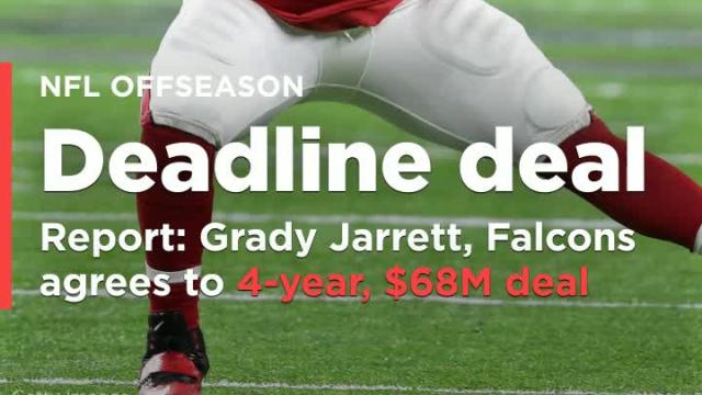 Falcons agree to four-year, $68 million deal with Grady Jarrett