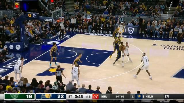 Bobby Portis with a 3-pointer vs the Indiana Pacers