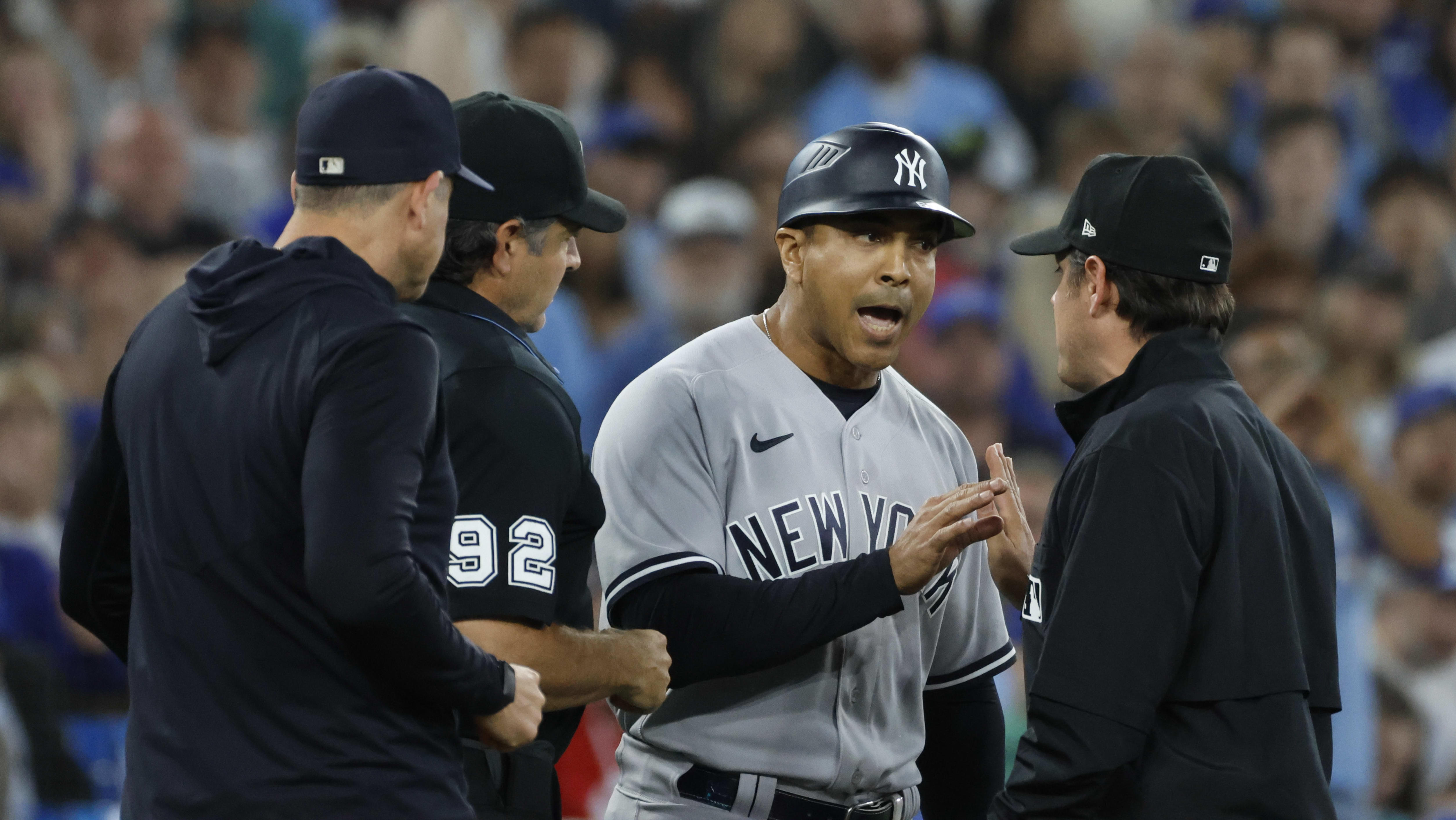 Domingo Germán ejected after substance check