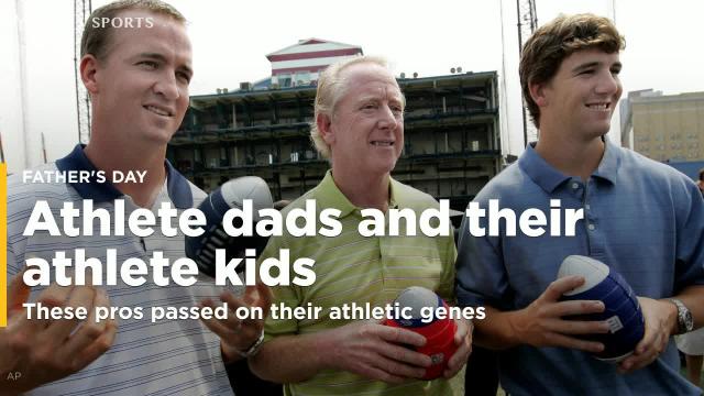 Athlete dads and their athlete kids