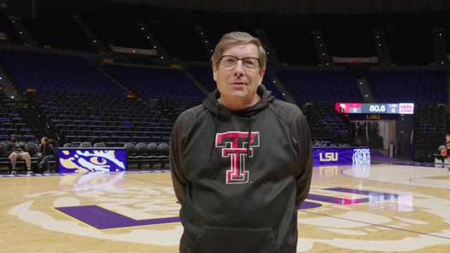 Texas Tech coach Mark Adams discusses playing LSU in SEC-Big 12 Challenge