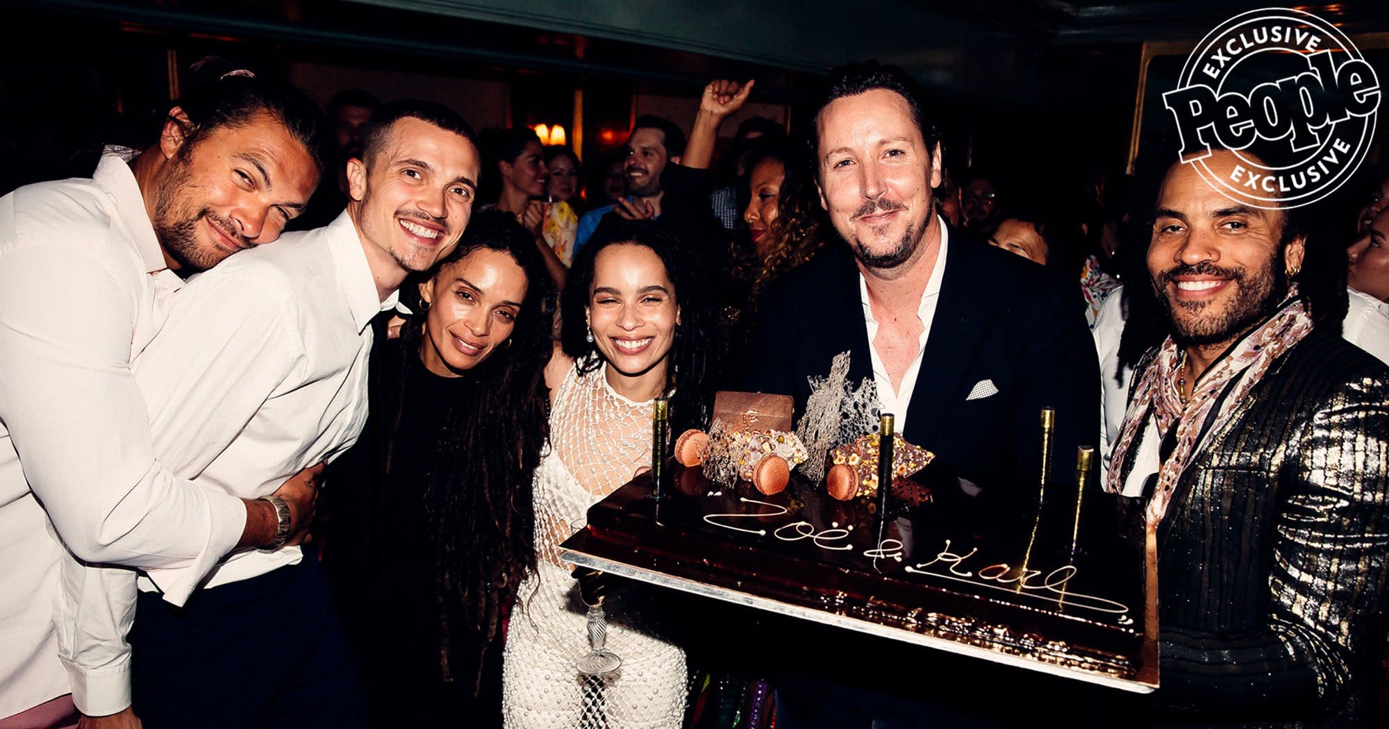 See Zoe Kravitz Her Famous Family And The Big Little Lies Stars At Her Wedding Rehearsal Dinner