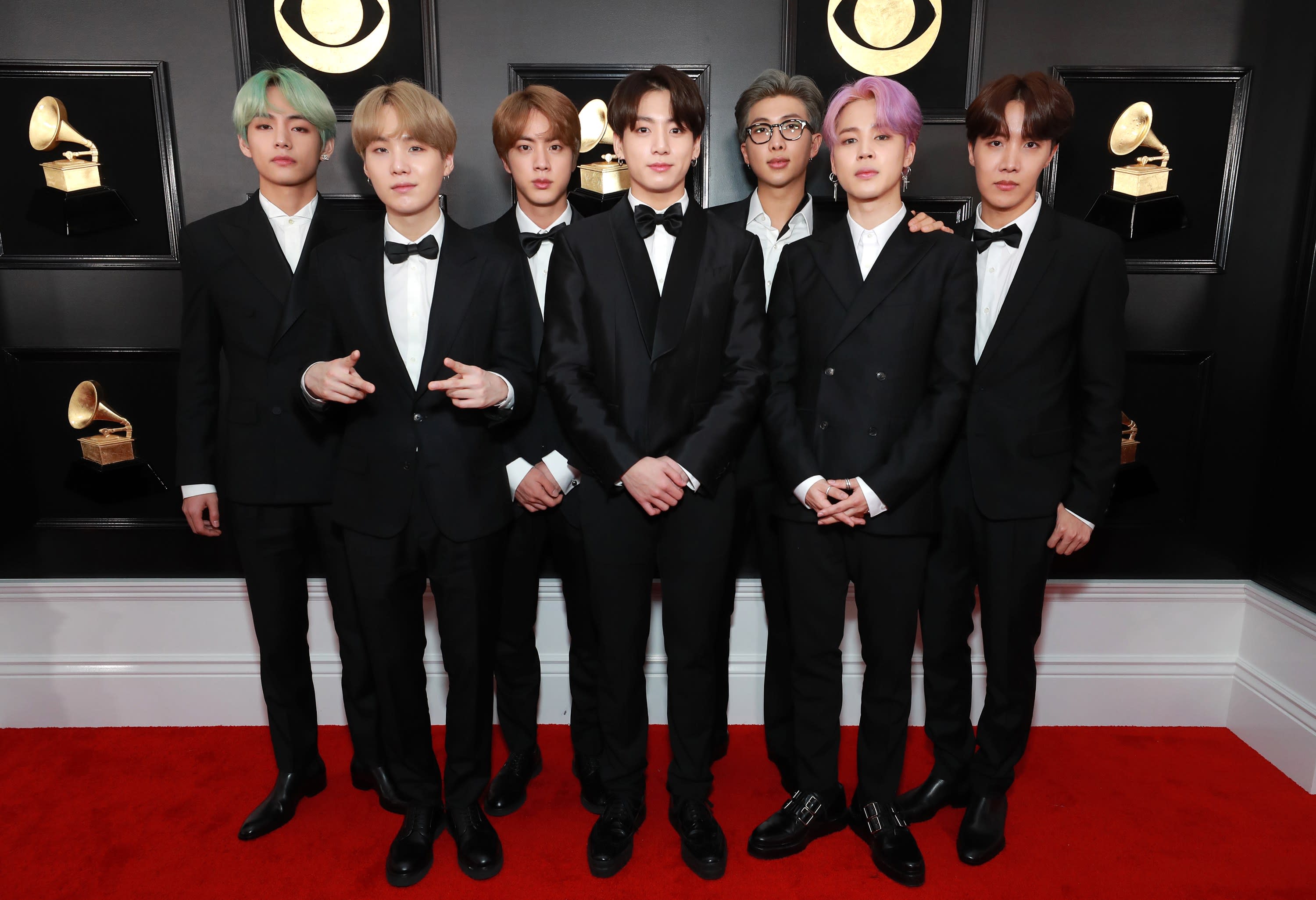 How BTS Showed Korean Pride and Won the Grammys Red Carpet