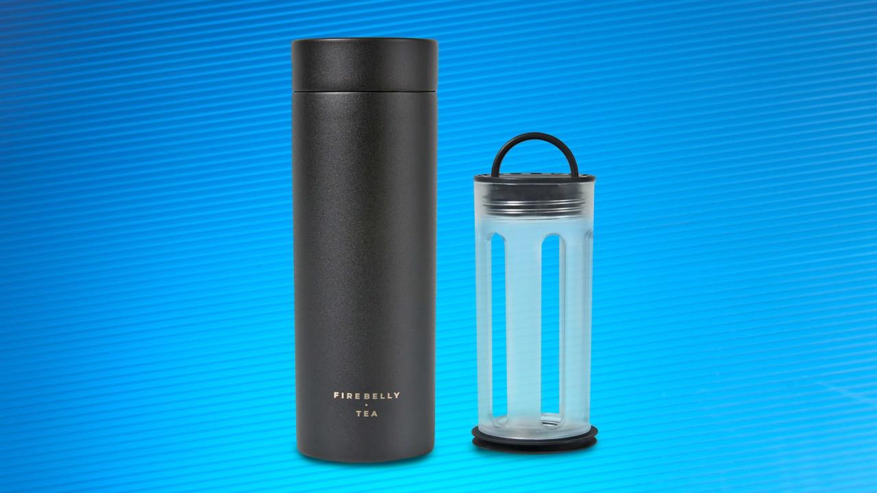 Glass Thermos with Tea Infuser - Whisk