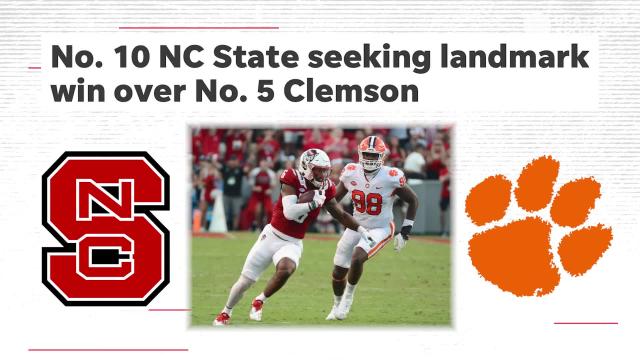 Week 5 college football preview: Can No. 10 North Carolina State upset No. 5 Clemson?