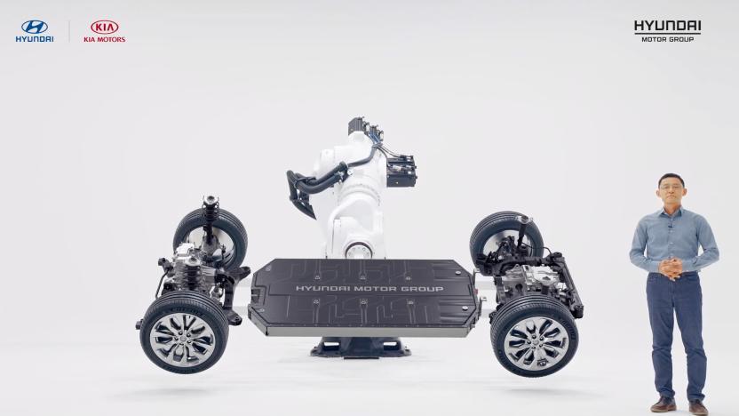 Hyundai E-GMP EV platform for future electric vehicles.