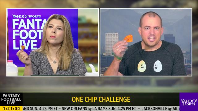 "Fantasy Football Live" takes on the One Chip Challenge