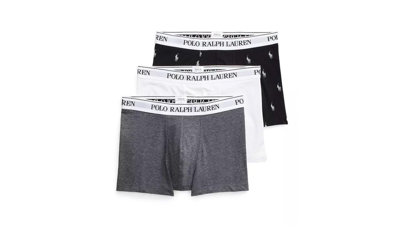 Calvin Klein Cotton Stretch Trunks, Pack of 2, Black/Red at John Lewis &  Partners