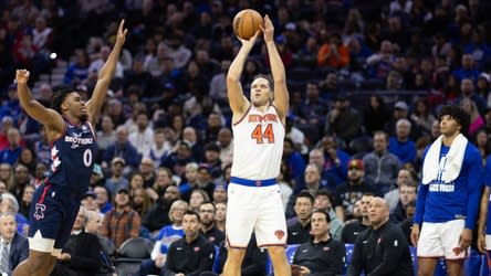 Knicks' Bojan Bogdanovic out for remainder of playoffs with foot, wrist injuries