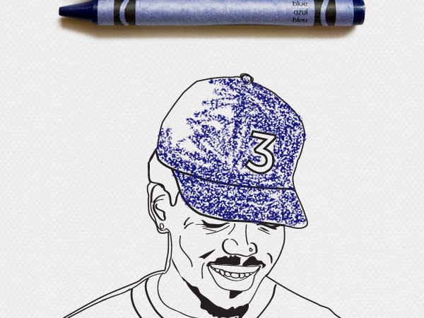 Download Color Your Own Chance The Rapper 'Coloring Book' Cover Art