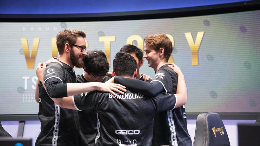 Soren "Bjergsen" Bjerg and his team, TSM, in 2019