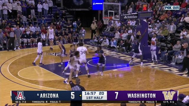 No. 6 Arizona overpowers Washington in second half to complete road sweep