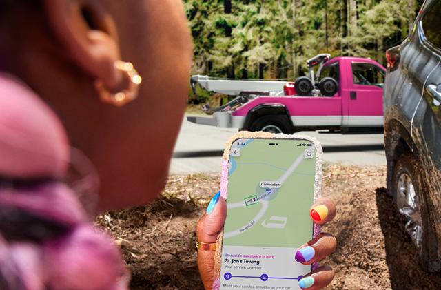 Lyft app roadside assistance