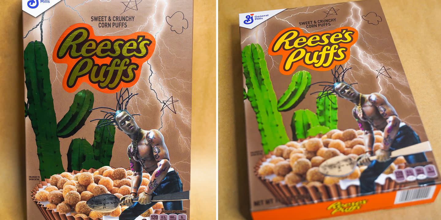 You Can Buy A Box Of Reese S Puffs Designed By Travis Scott For 50