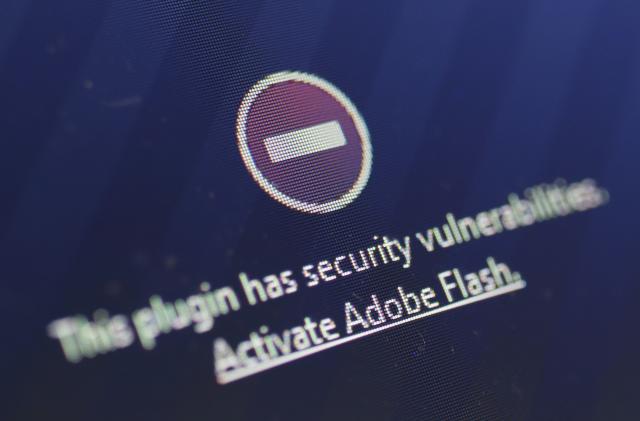 BERLIN, GERMANY - JULY 14:  A window on the Mozilla Firefox browser shows the browser has blocked the Adobe Flash plugin from activating due to a security issue on July 14, 2015 in Berlin, Germany. According to online reports Adobe Flash is easily exploitable on several fronts by hackers, who can use Flash to gain access to a user's computer, and that so far Adobe has not yet released a fix.  (Photo by Sean Gallup/Getty Images)