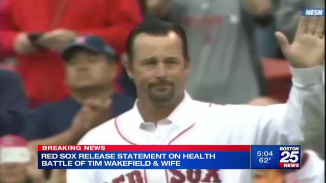 Who is Tim Wakefield's wife, Stacy?