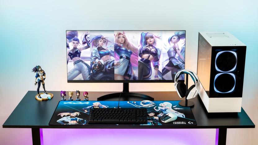 Logitech League of Legends K/DA gaming gear