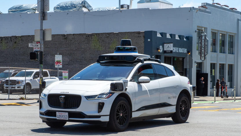 11 May 2023, USA, San Francisco: A self-driving car from Google's sister company Waymo is on the road in San Francisco. Waymo vehicles will first become available this year in the U.S. city of Phoenix with ride service provider Uber. (to dpa: "Robot cabs from Waymo come to Uber platform") Photo: Andrej Sokolow/dpa (Photo by Andrej Sokolow/picture alliance via Getty Images)