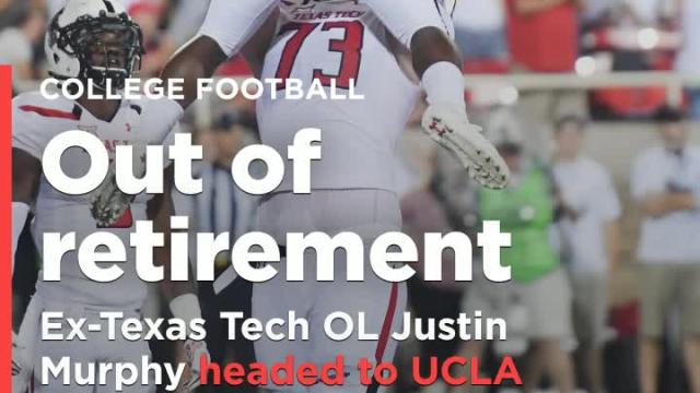 Ex-Texas Tech OL Justin Murphy headed to UCLA as grad transfer