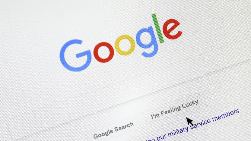 FILE - A cursor moves over Google's search engine page, Aug. 28, 2018, in Portland, Ore. Good news for all the password-haters out there: Google has taken a big step toward making them an afterthought by adding “passkeys” as a more straightforward and secure way to log into its services. (AP Photo/Don Ryan, File)