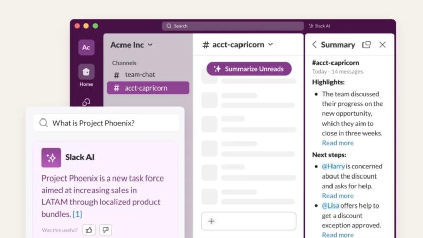 A look at Slack's new AI features. 