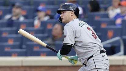 Getty Images - NEW YORK, NEW YORK - MAY 30:  Joc Pederson #3 of the Arizona Diamondbacks in action against the New York Mets at Citi Field on May 30, 2024 in New York City. The Mets defeated the Diamondbacks 3-2. (Photo by Jim McIsaac/Getty Images)