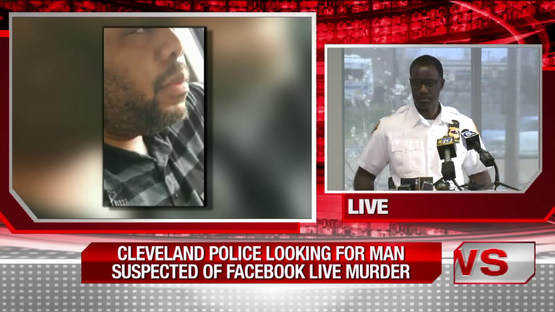 Police Searching For Suspect In Facebook Live Murder [video]